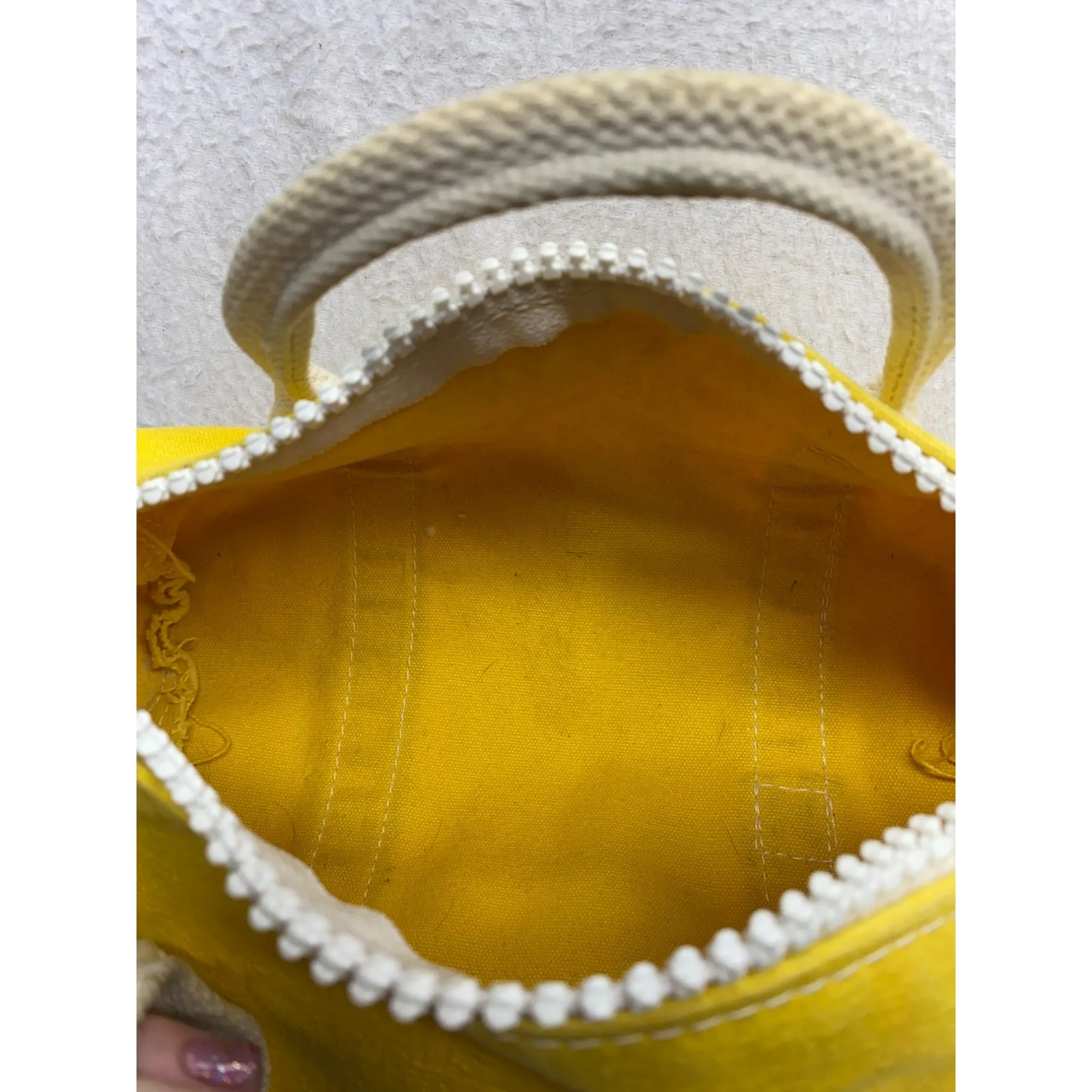 Vintage Yellow Port Canvas Amenities bag #5960