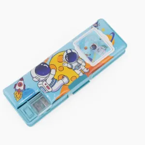 Vivin Astronaut Theme Art Pencil Case With Inbuilt Calculator
