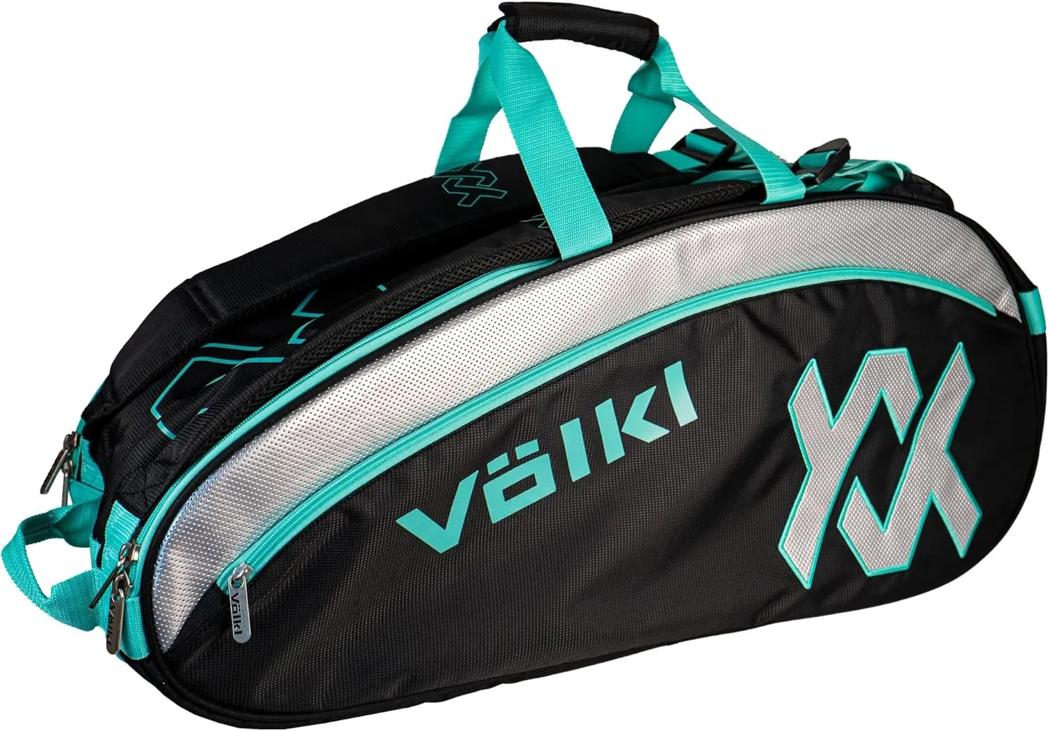 Volkl Tennis Combi Bag | Holds 6-9 Racquets | Shoe Pocket | Zippered Valuables Pocket | 32” L x 13” H x 11” W