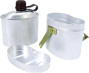 VOSAREA Camping Kettle Set Water Pot for Camping Lunch Box and Storage Bag for Outdoor Adventures