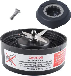 Wadoy N17-1001 Blade with Drive Socket Kit Compatible with Nutribull-et Ma-gic Bu-llet RX Blender Replacement Parts Fit 1700 Watt
