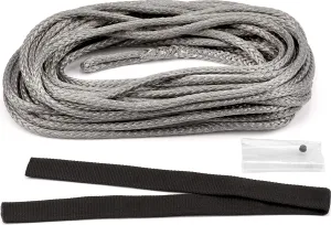 WARN 100975 Service Part - Winch Synthetic Rope Replacement Kit, Fits: VRX and AXON Winches - 1/4" x 50'