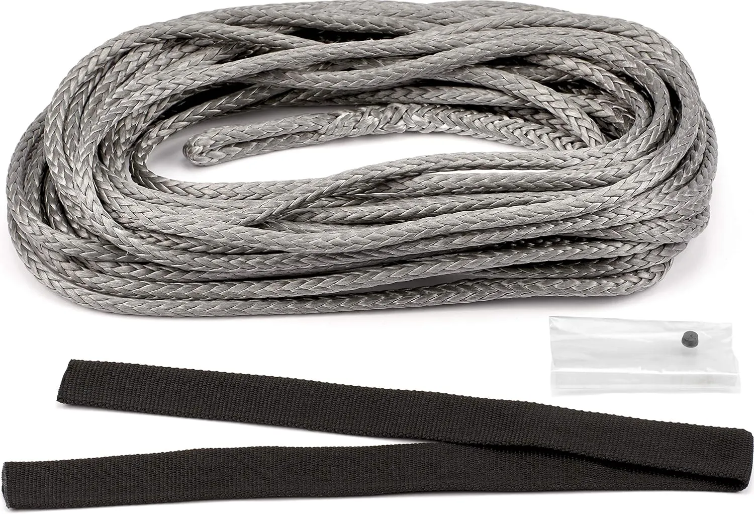 WARN 100975 Service Part - Winch Synthetic Rope Replacement Kit, Fits: VRX and AXON Winches - 1/4" x 50'