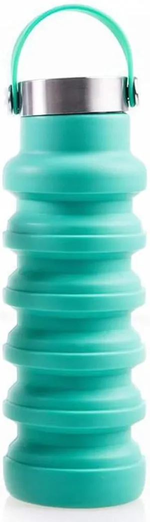 Water Jug Water Bottles Collapsible Water Bottle Camping Jug with Handle Foldable for Camping Hiking Outdoor Activities Sport Bottle (Color : Green1)