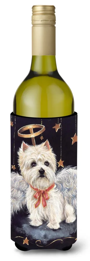Westie Christmas Angel Wine Bottle Hugger PPP3123LITERK