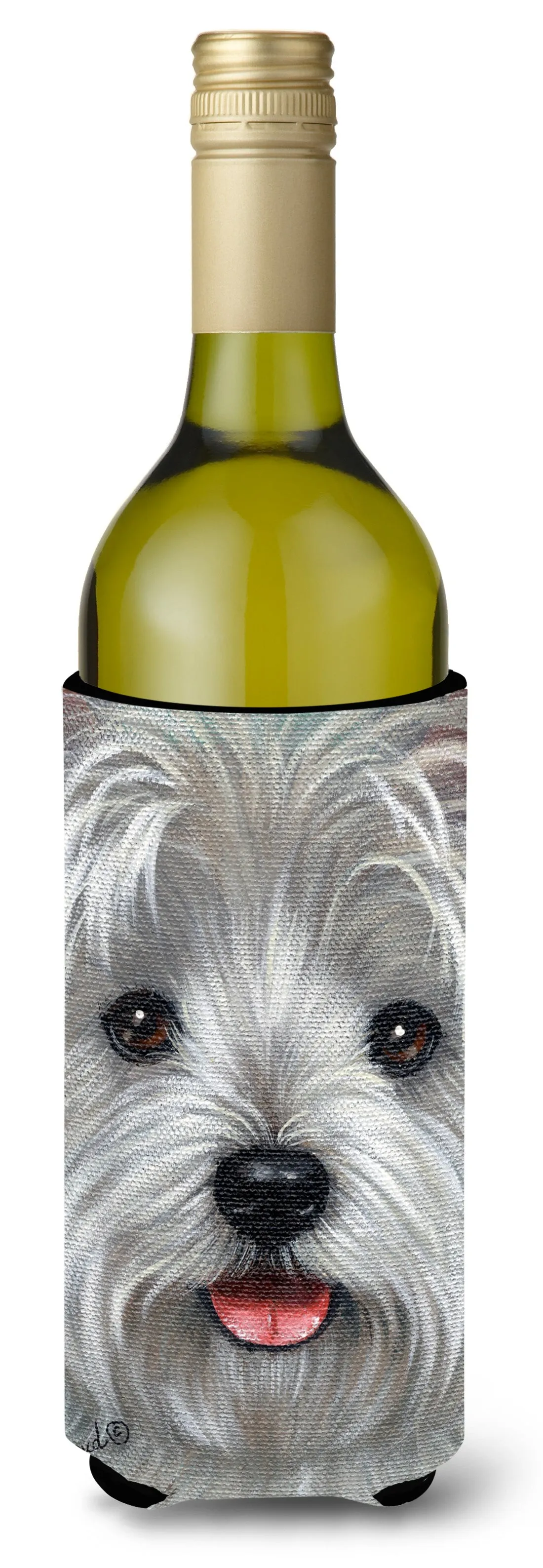 Westie Kissable Face Wine Bottle Hugger PPP3212LITERK