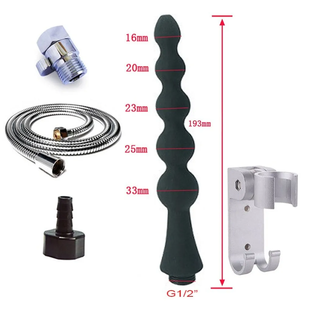 WETIPS Enema Anal Enema Nozzle Silicone Nozzles Anal Colon Tubes Enema Hose Enemator Anus Cleaning Manguera Ducha Anal Cleaner