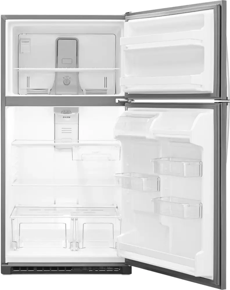 Whirlpool 20.5 cu. ft. Top Freezer Refrigerator In Monochromatic Stainless Steel