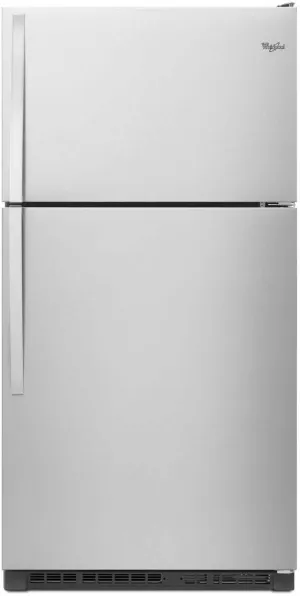 Whirlpool 20.5 cu. ft. Top Freezer Refrigerator In Monochromatic Stainless Steel