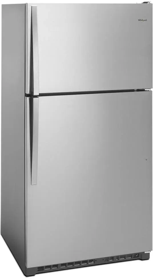 Whirlpool 20.5 cu. ft. Top Freezer Refrigerator In Monochromatic Stainless Steel