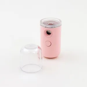 White Nano Facial Sprayer – Hydrating Facial Mist Device with Fine Atomization and Compact Design