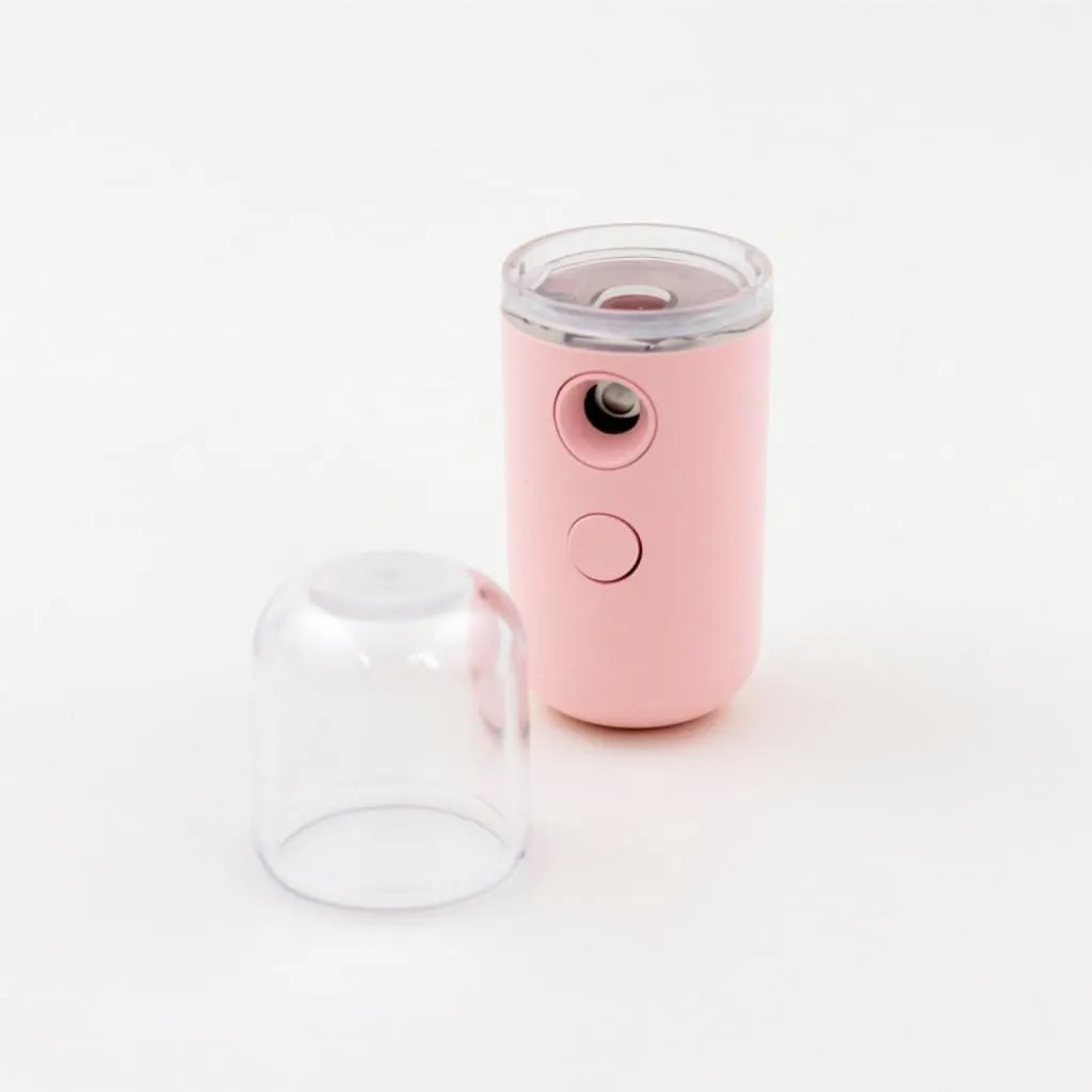 White Nano Facial Sprayer – Hydrating Facial Mist Device with Fine Atomization and Compact Design