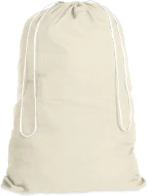 Whitmor Natural Cotton Laundry Bag