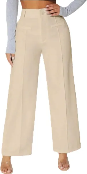 Wide Leg Dress Pants for Women High Waist Formal Pants Suits for Women Evening Weddings Elegant Straight Leg Pants