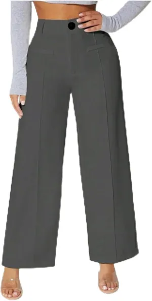 Wide Leg Dress Pants for Women High Waist Formal Pants Suits for Women Evening Weddings Elegant Straight Leg Pants
