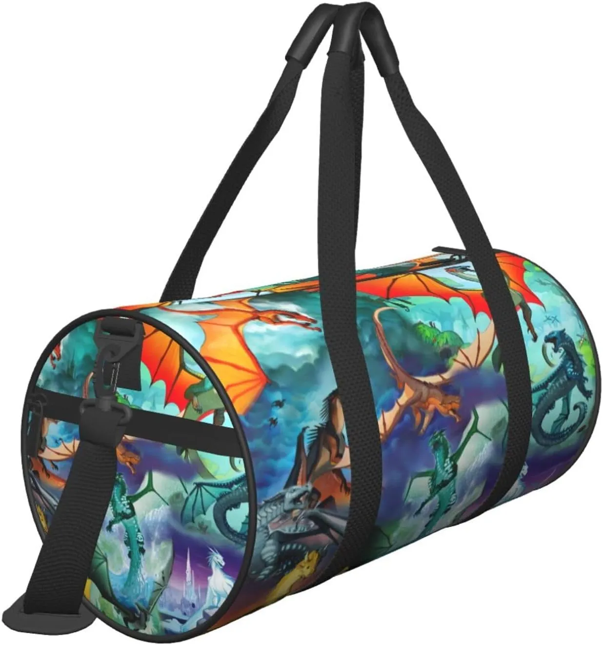 Wings Of Fire Sports Duffle Bag For Travel Heavy Duty Wings Of Fires Gym Bag, Wings Dragon Tactical Gear Bags For Tactical Equipment, Or As Carry On Travel Duffel Bags