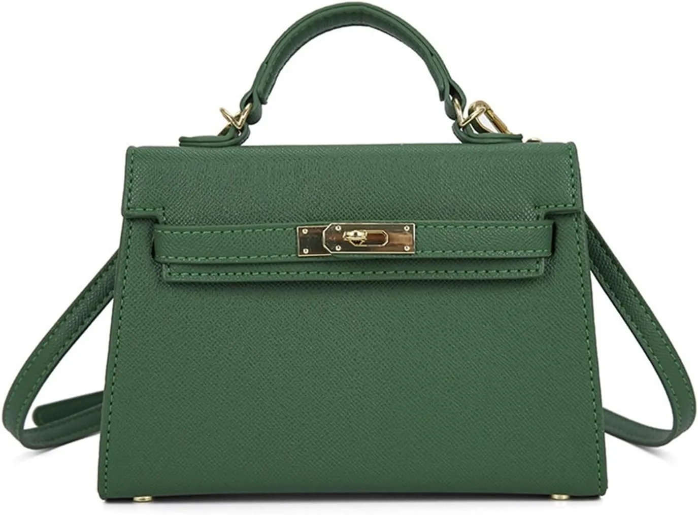 Women's Advanced Sense of Foreign Style Handbag One-shoulder Diagonal Bag Commuter Joker Small Bag(Green)