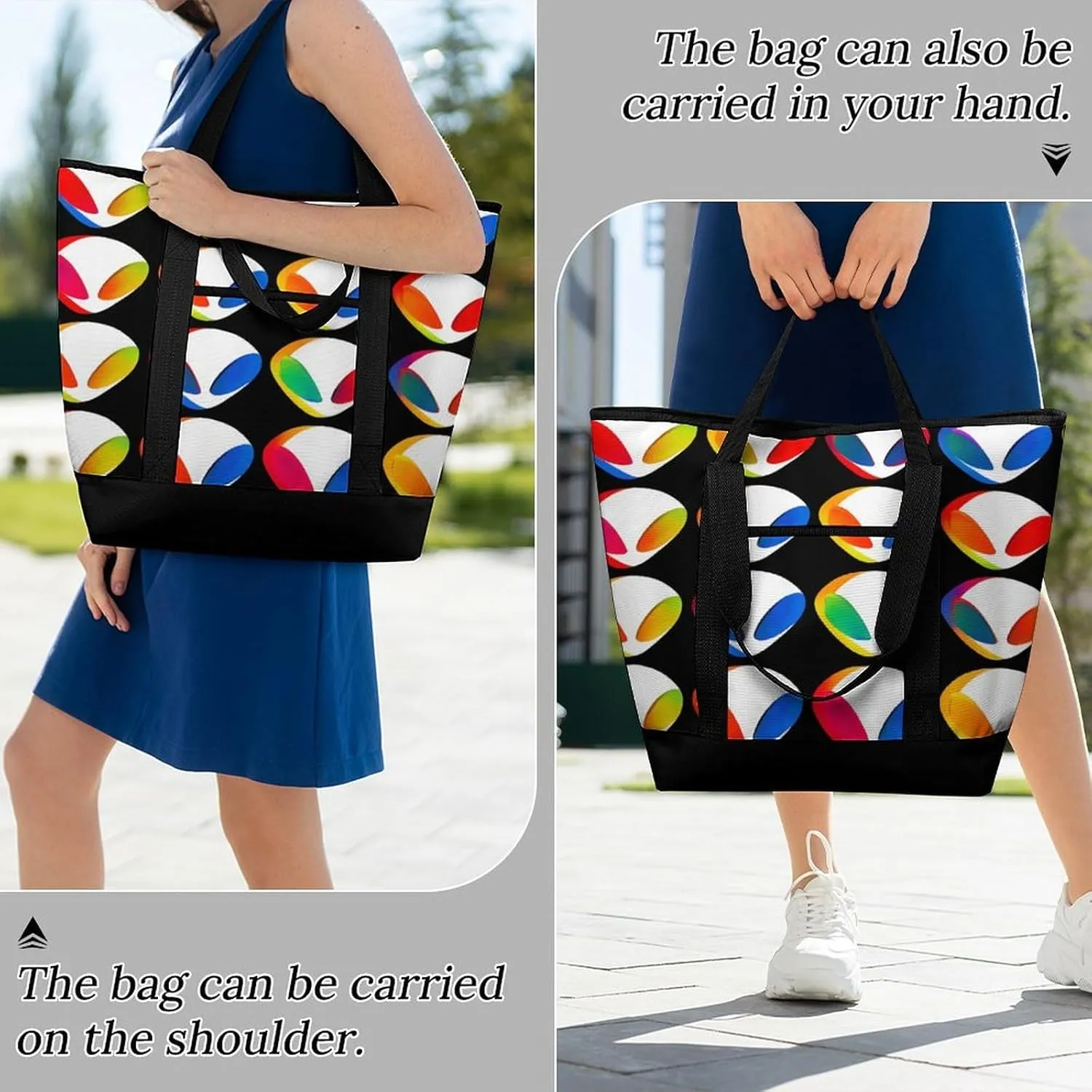 Women's Large-Capacity Thermal Tote Bag Stylish Work & Commute Handbag