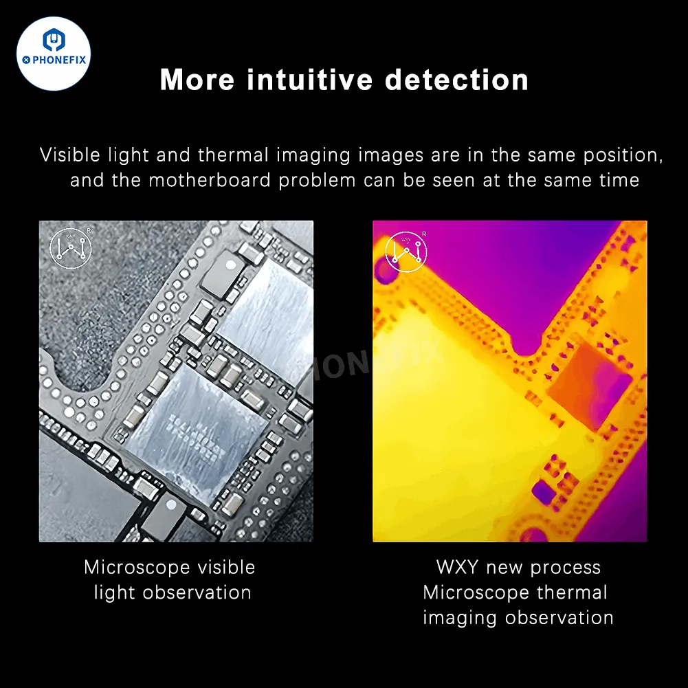 WXY Thermal Imaging Camera 512 x 384 Resolution PCB Fault Analyzer