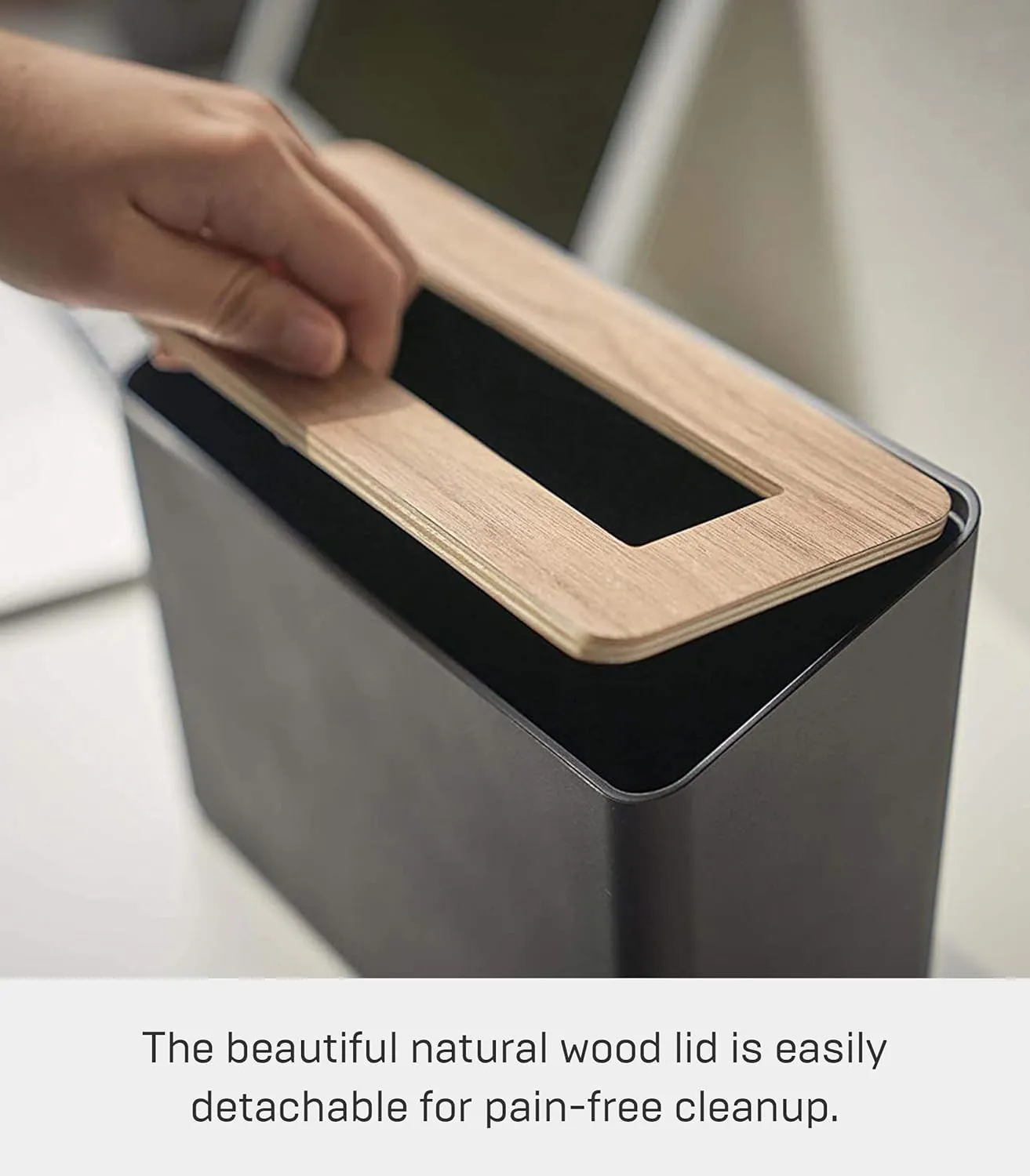 Yamazaki Home Table Top Trash Can - No Assembly Req.