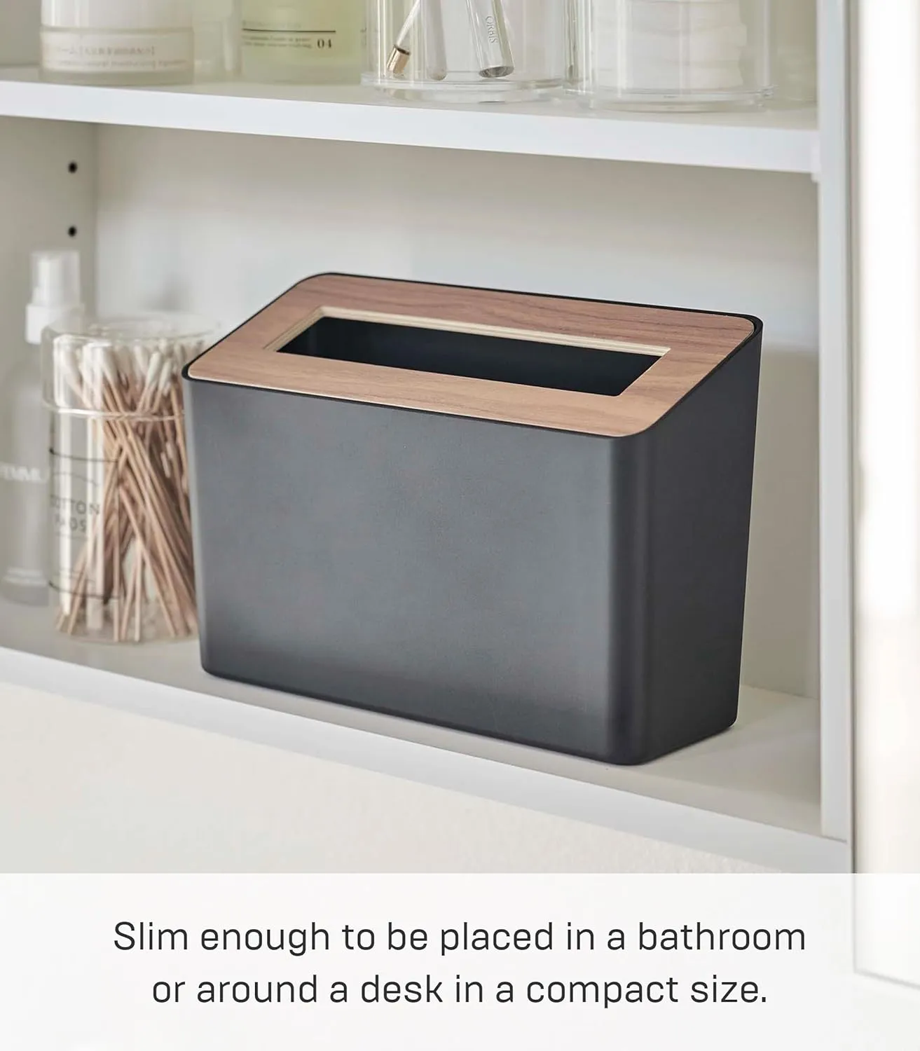 Yamazaki Home Table Top Trash Can - No Assembly Req.