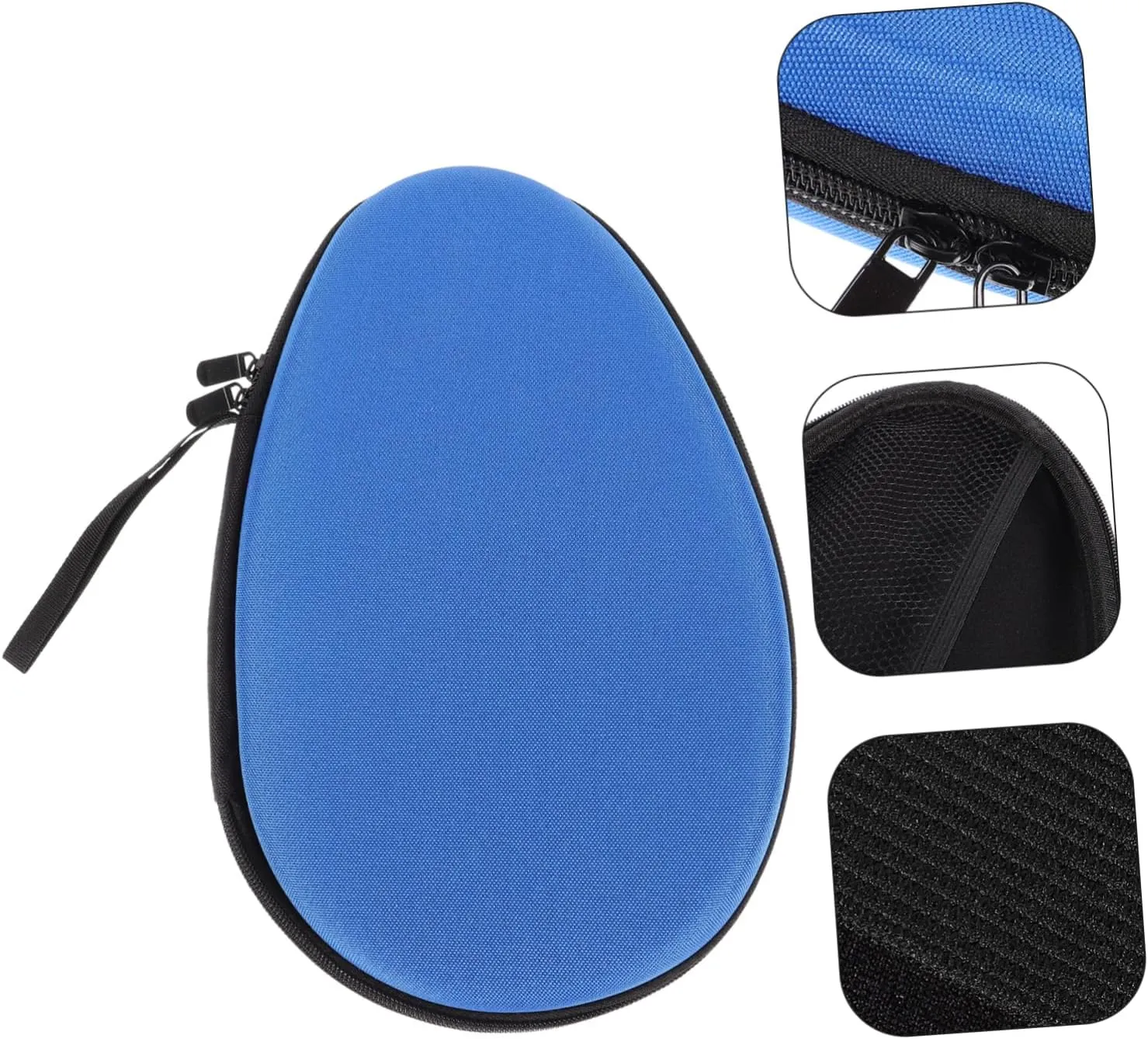 Yardwe 2pcs Table Tennis Racket Storage Bag Anti-shock Case for Bat Compact Practical Organizing Case