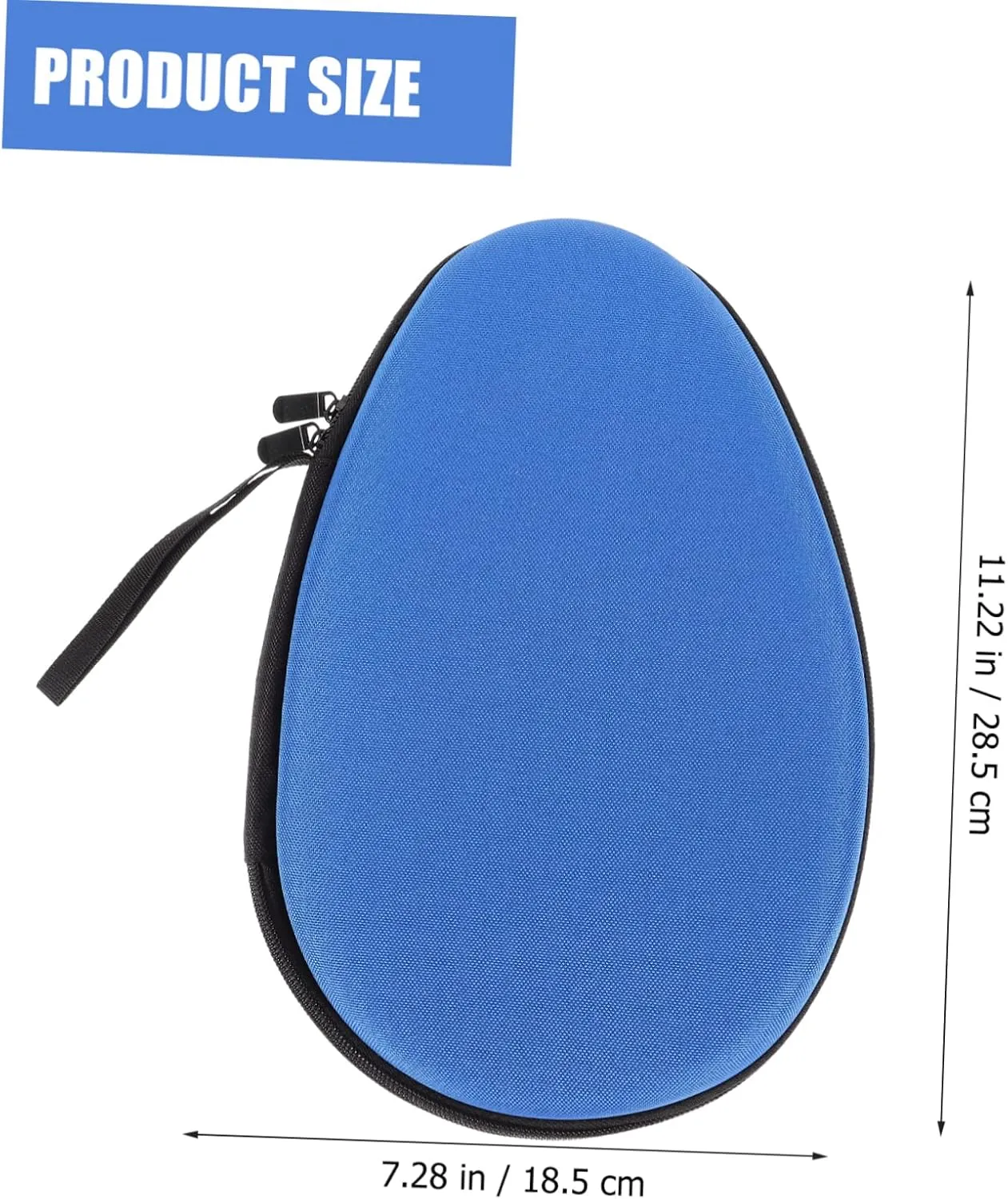 Yardwe 2pcs Table Tennis Racket Storage Bag Anti-shock Case for Bat Compact Practical Organizing Case
