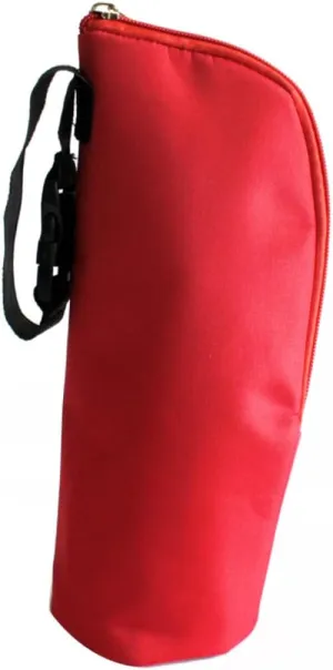 YARNOW Portable Milk Bottle Warmer Bag Insulated Tote for Feeding Bright Red Color Durable Design Easy to Hang Stroller for Go Parents