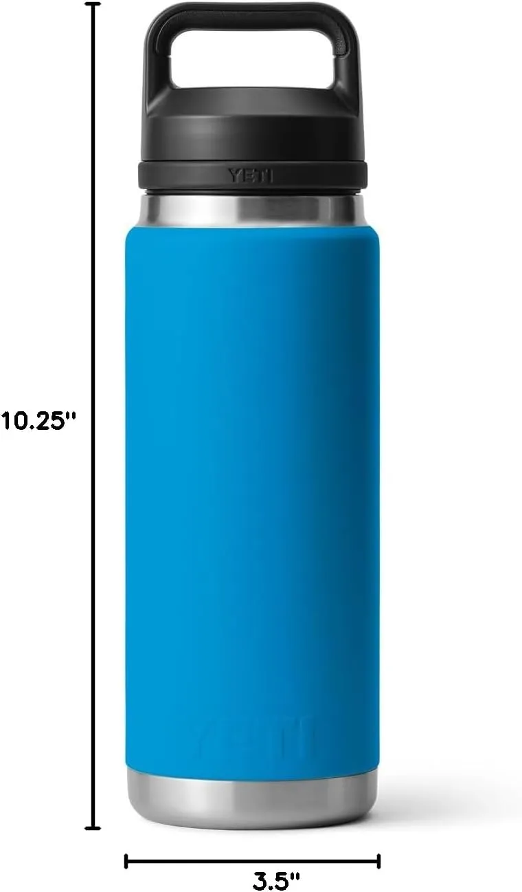YETI Rambler 26 oz Bottle, Vacuum Insulated, Leakproof, Stainless Steel with Chug Cap