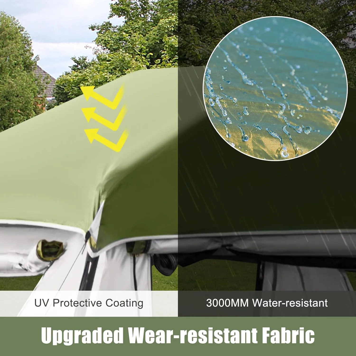 YOLENY Instant Cabin Tent 4/6/8/10 Person, Family Large Camping Tent, 60s Easy Setup with Rainfly & Waterproof Portable with Carry Bag for Family Activities, 4 Season
