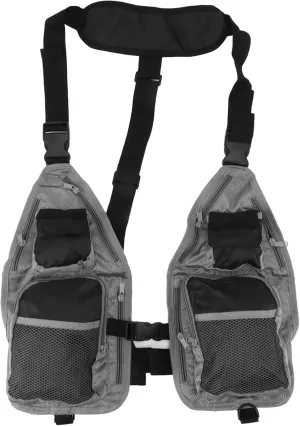Yosoo Men's Fly Fishing Vest, Quick Dry, Lightweight, Multiple Pockets, Unisex Adult Outdoor Enthusiasts, Fishing Vest