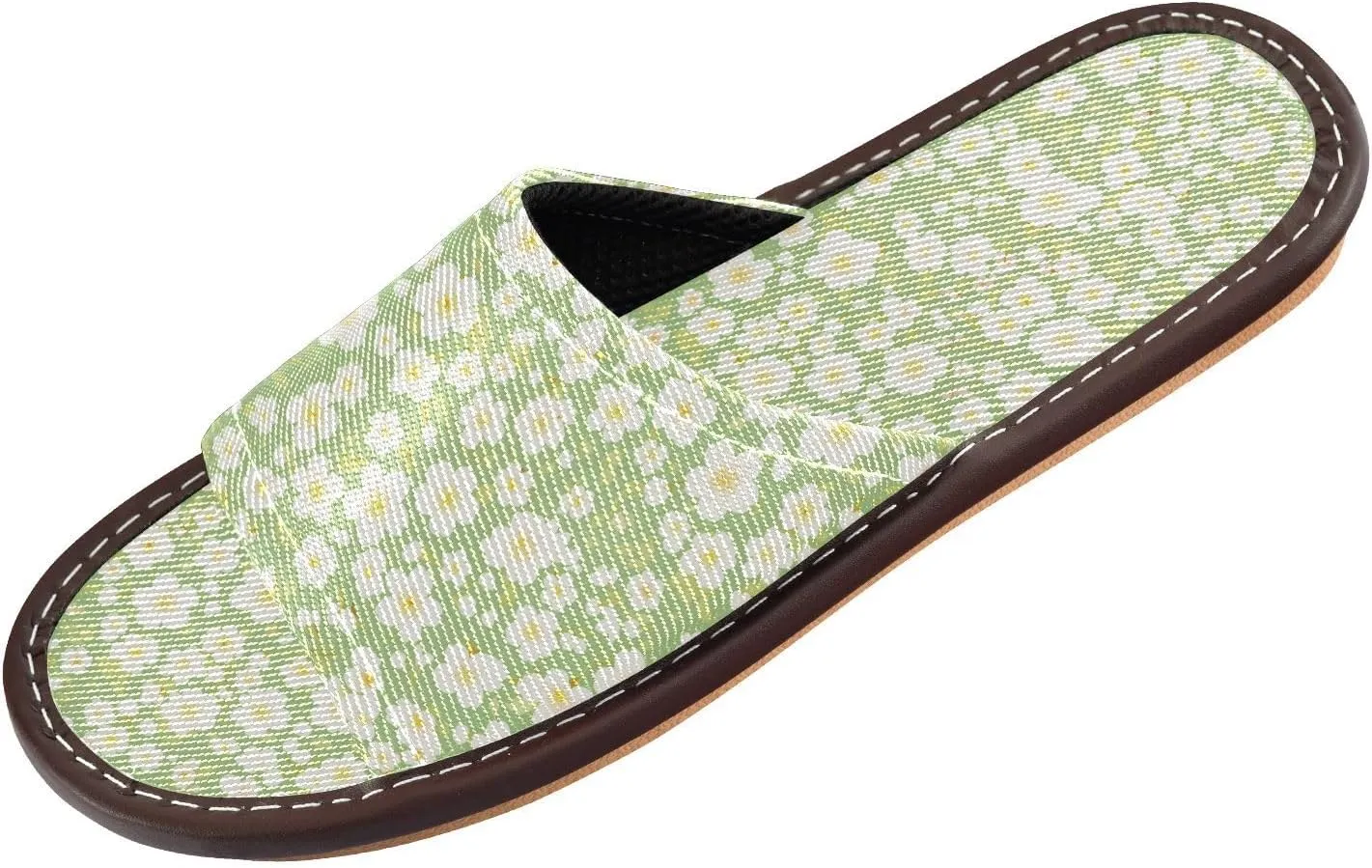 Yuiboo Cherry Blossom Flowers Men Women Bedroom Slippers Portable Dorm Home Slides for Beach Bedroom Hotel