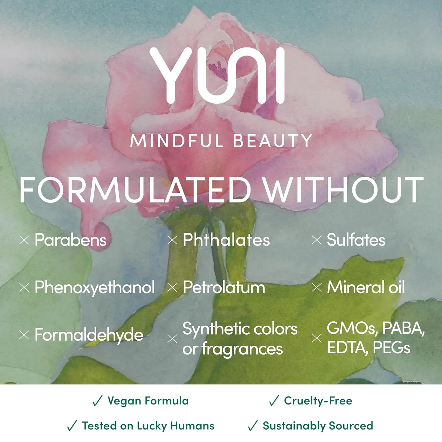 YUNI Beauty Large Body Wipes (Rose Cucumber, 12 Count) Soft Moist Showerless Wipes, Cleanse & Deodorize Waterless Travel Body Cleanser, Biodegradable Individually Wrapped Body Wipes for Camping or Gym