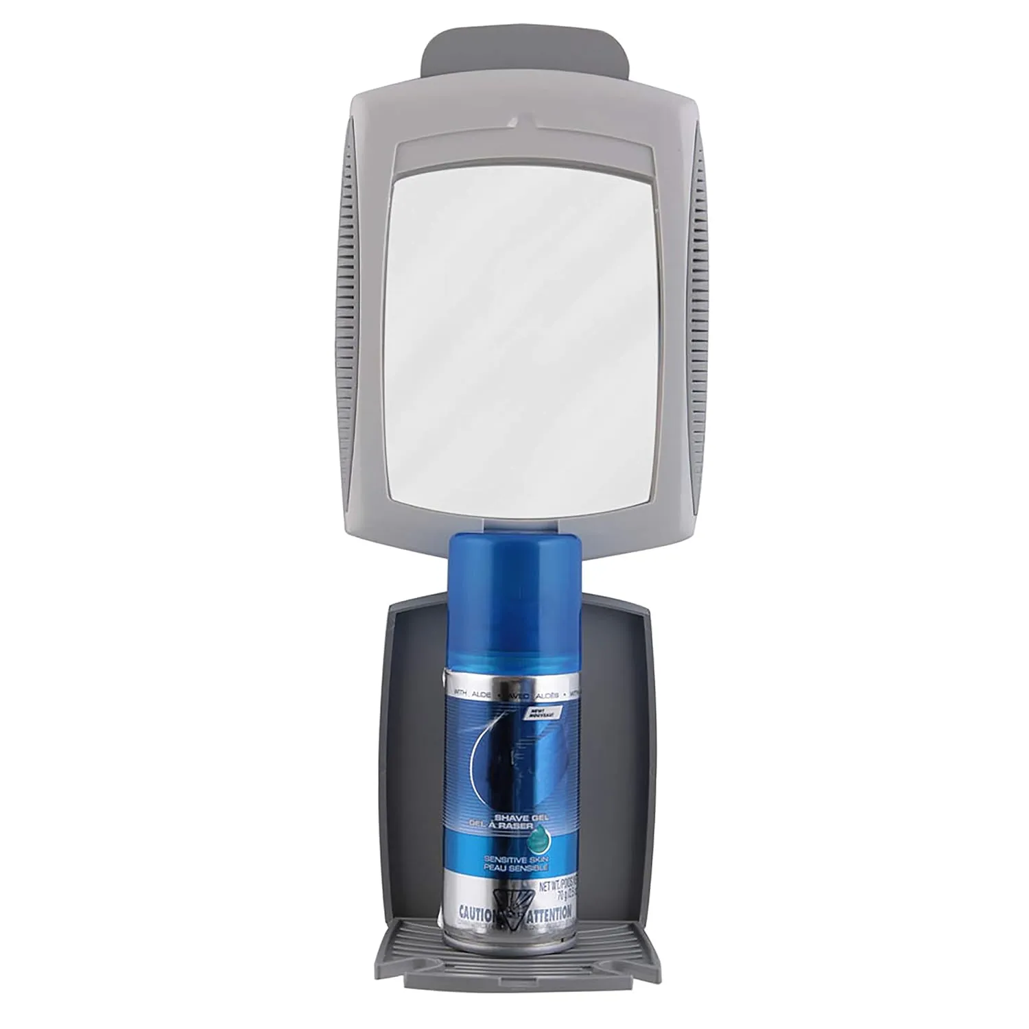 Zadro Z’Fogless Travel Shower Shaving Men’s Grooming Mirror, Black
